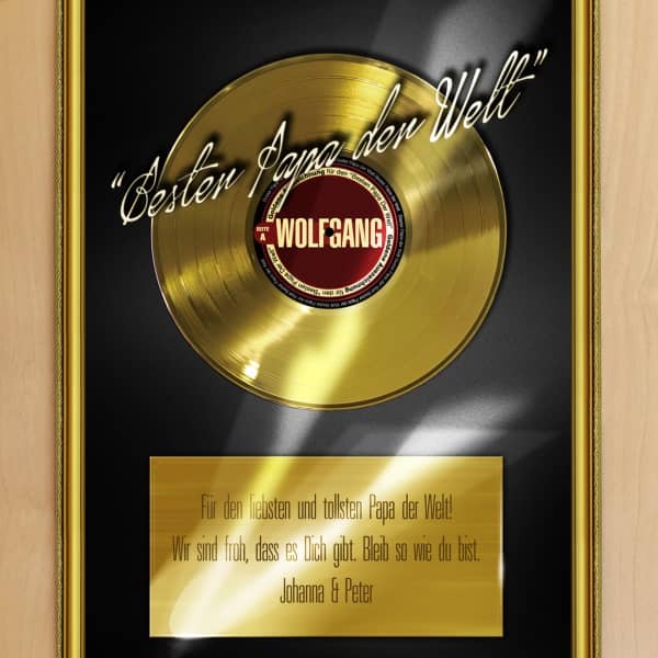 goldene Schallplatte