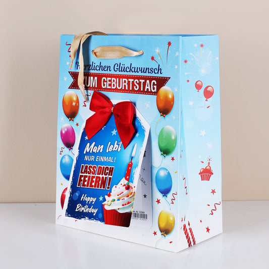 Geschenkverpackung zum Geburtstag