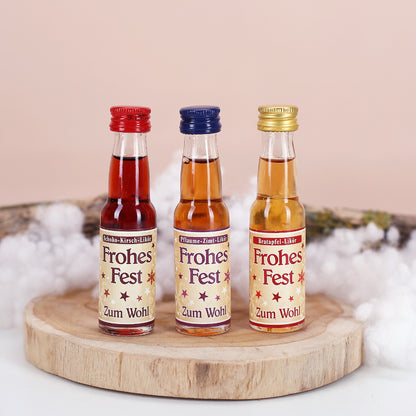 3 x Likör zu Weihnachten