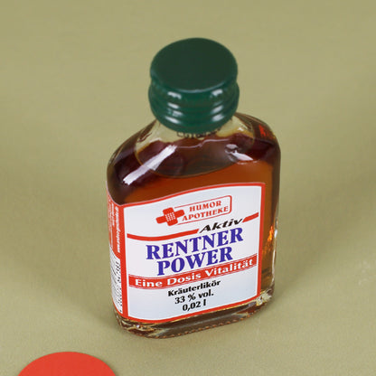 Kleiner Schnaps für die Rentner-Power