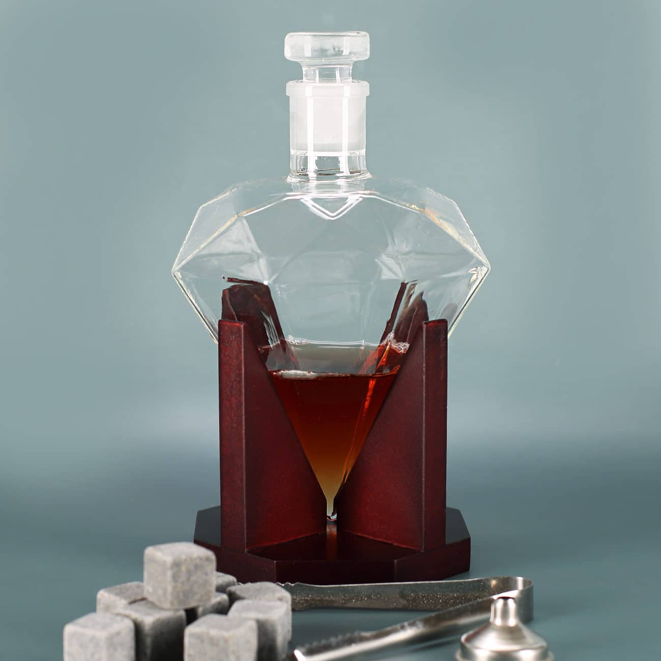 Whiskey-Karaffe mit Ständer