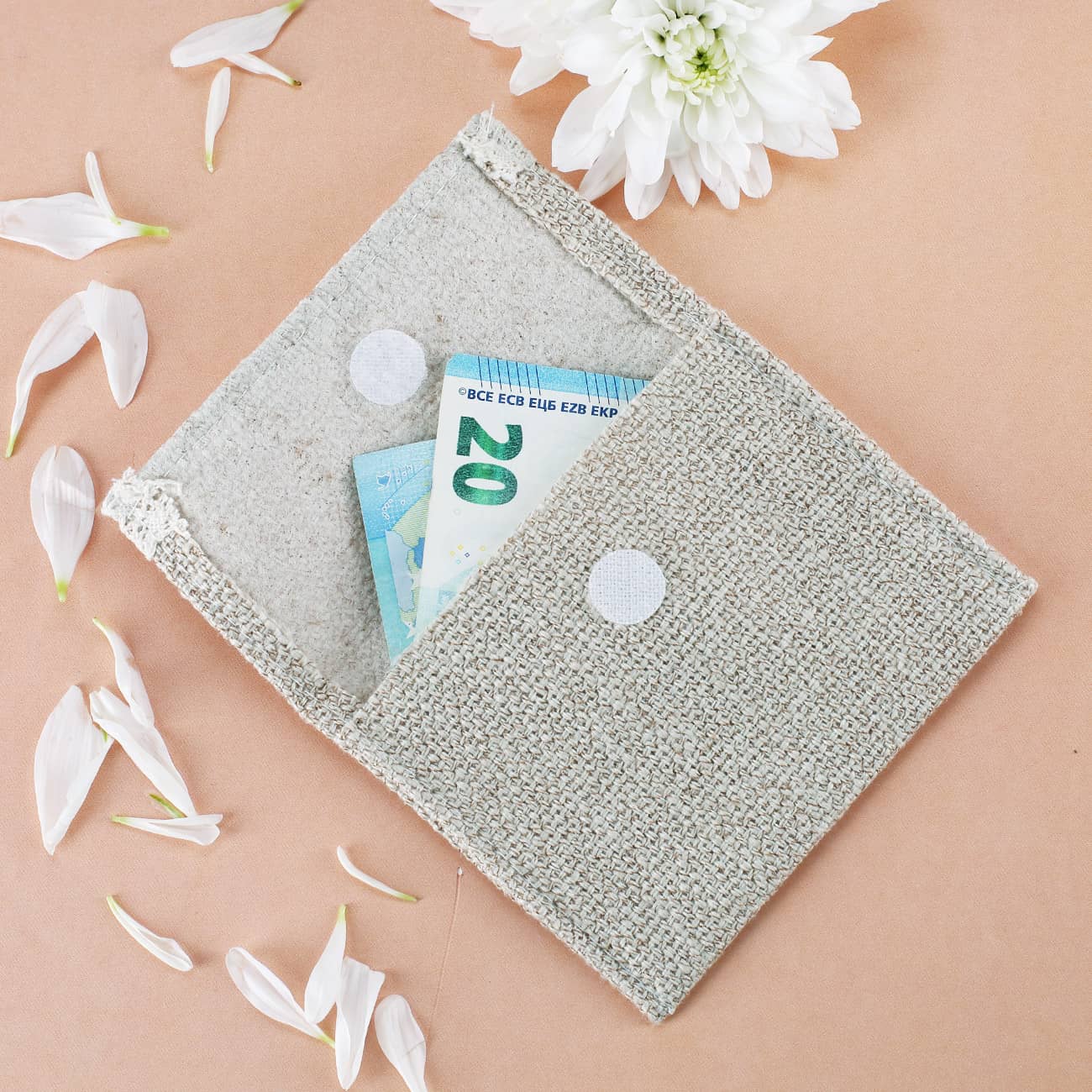 mit Klettverschluss - als Geldgeschenk