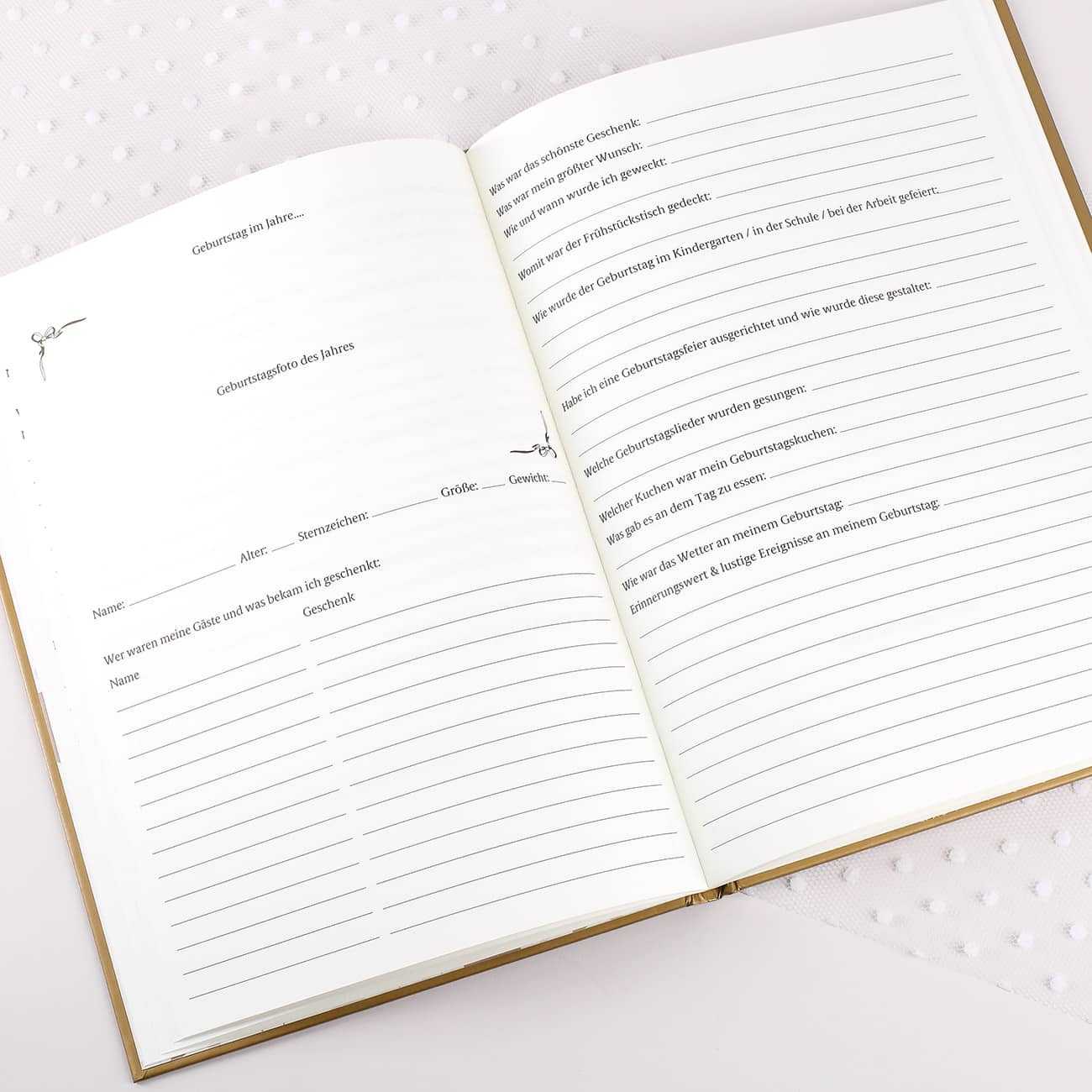 Familientagebuch für Geburtstage