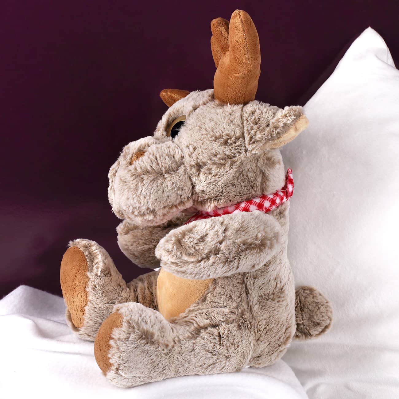 Kuscheltier - Elch mit Kulleraugen