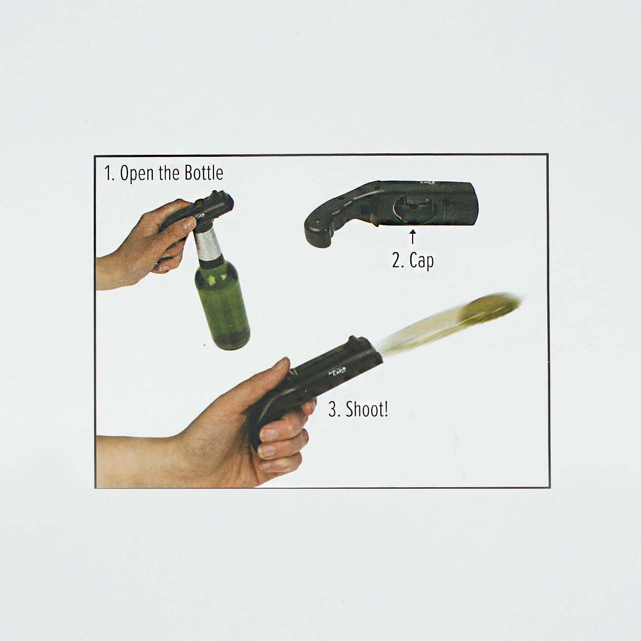 Anleitung zur Nutzung des Kronkorken-Schießers