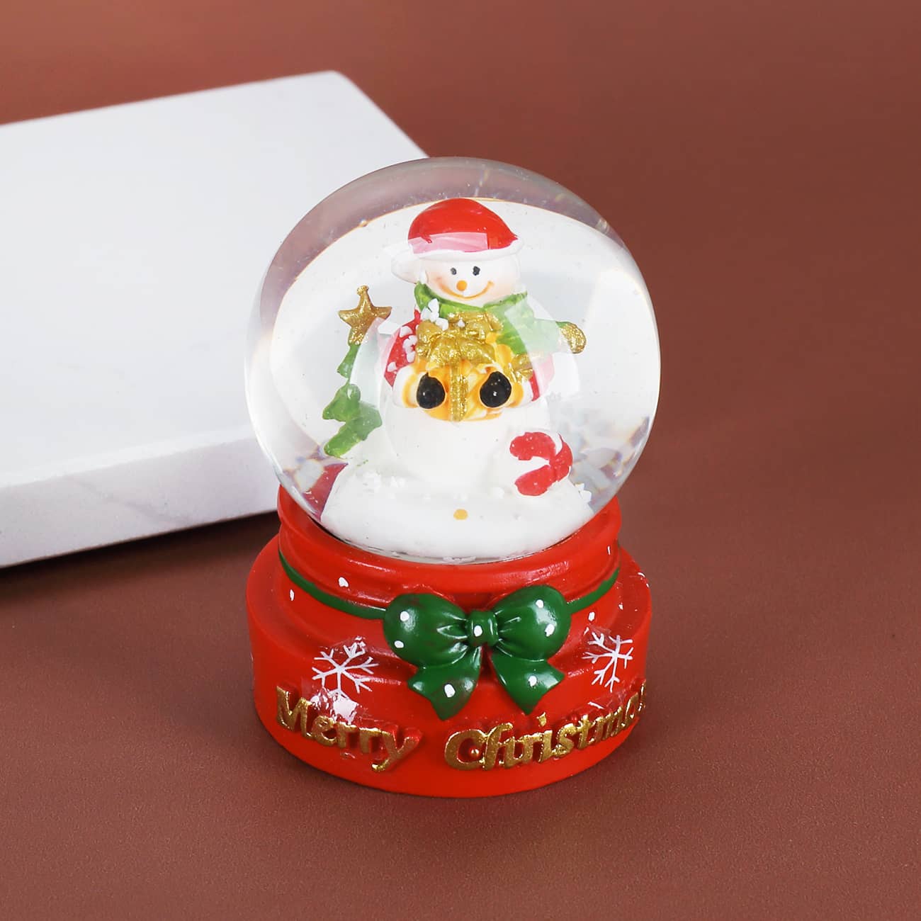 Schneemann Schneekugel