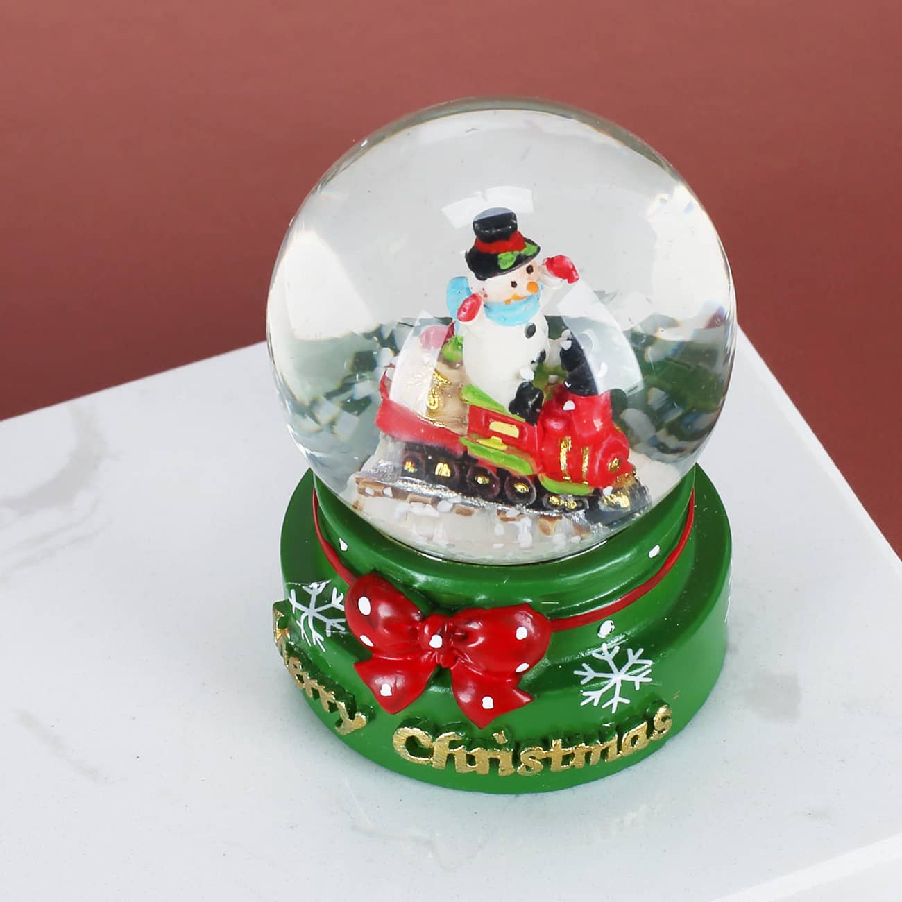 Schneemann Schneekugel