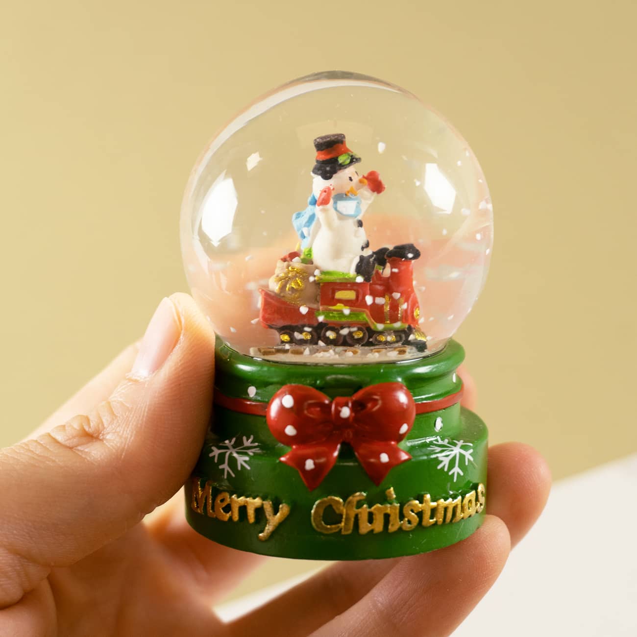 Schneemann Schneekugel