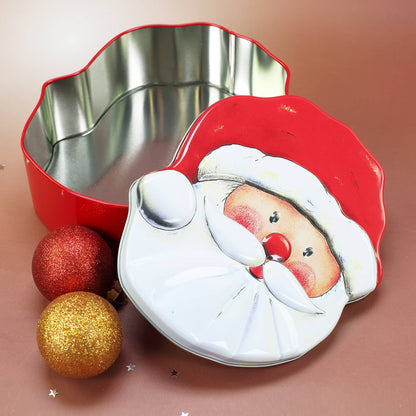 Metall-Gebäckdose Weihnachtsmann