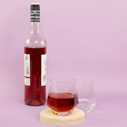 Diamant-Gläser im 2er Set | 330 ml