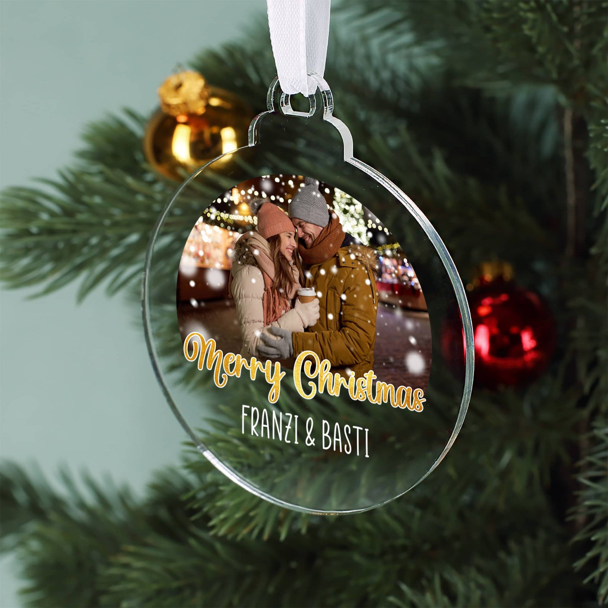 Christbaumkugel mit Ihrem Wunschfoto