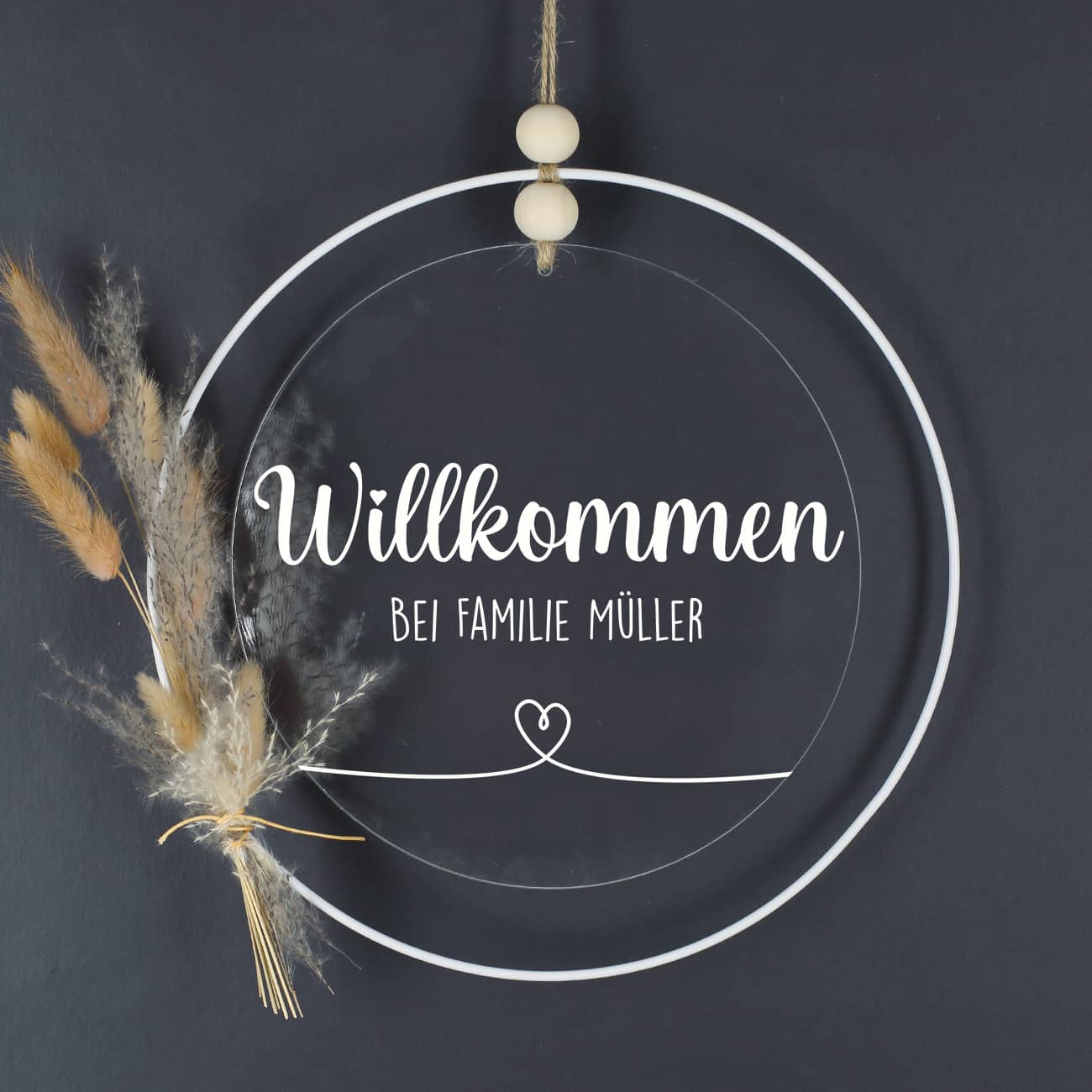 Personalisiert mit Namen der Familie