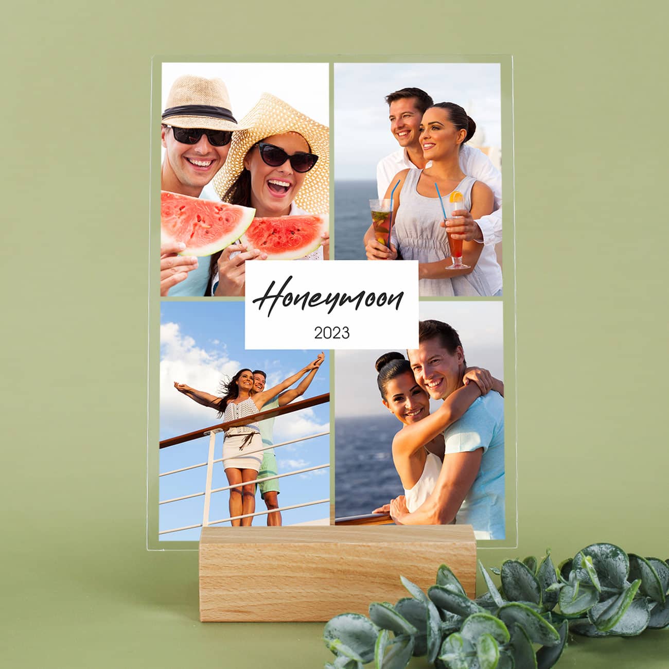 Acrylfoto mit 4 Bildern bedruckt