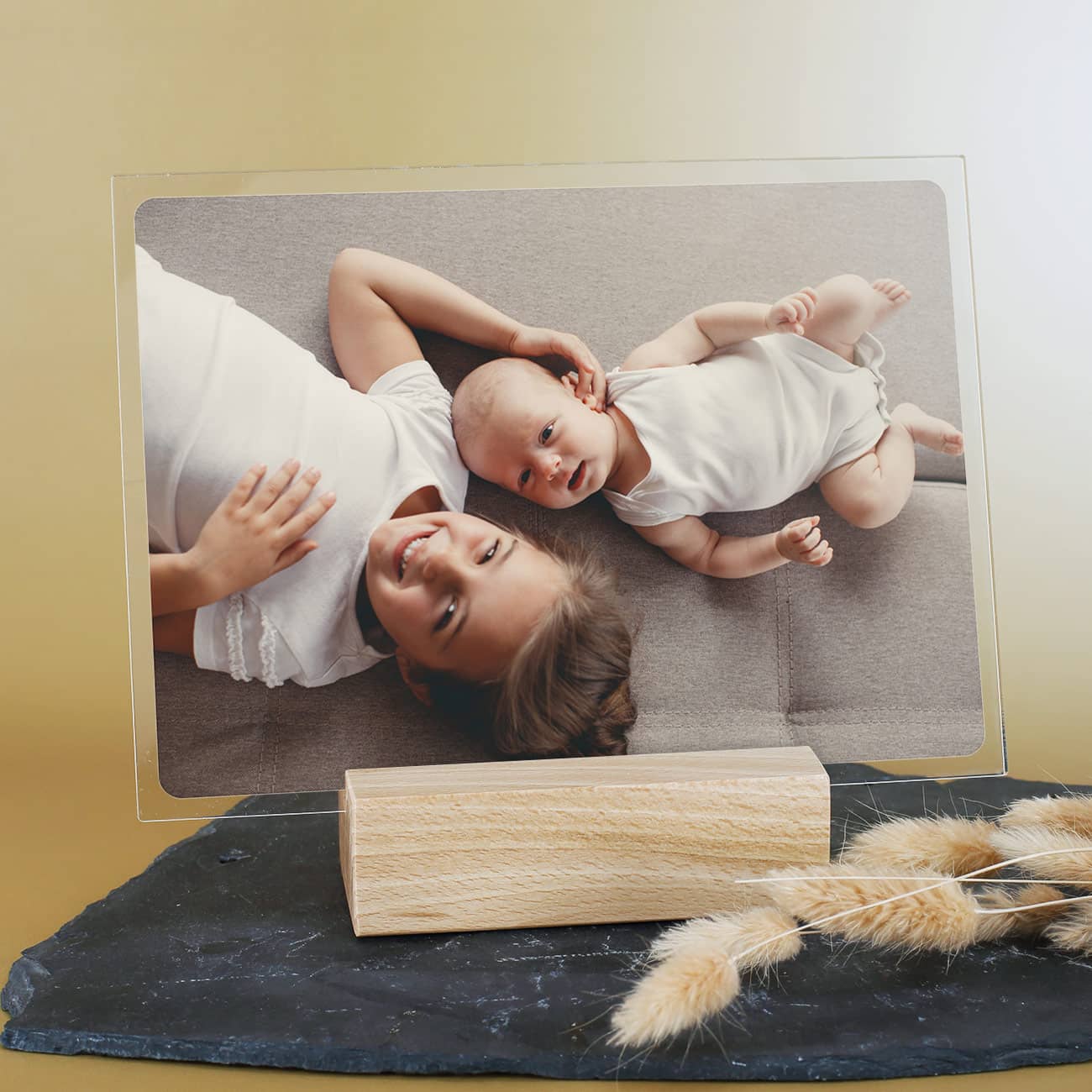 Acrylglasfoto mit Bild im Querformat