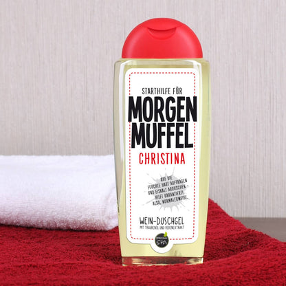 Morgenmuffel Duschgel mit Name