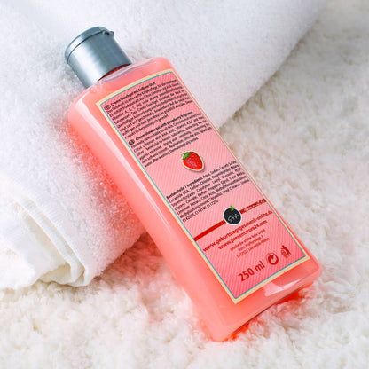 Lama-Duschgel mit Erdbeerduft