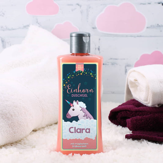 Einhorn Duschgel mit Name