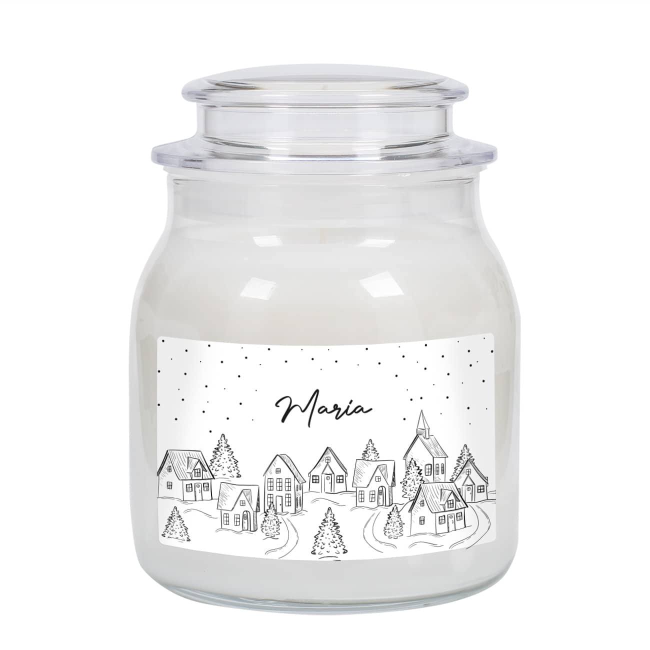 Etikett bedruckt mit Name nach Wunsch