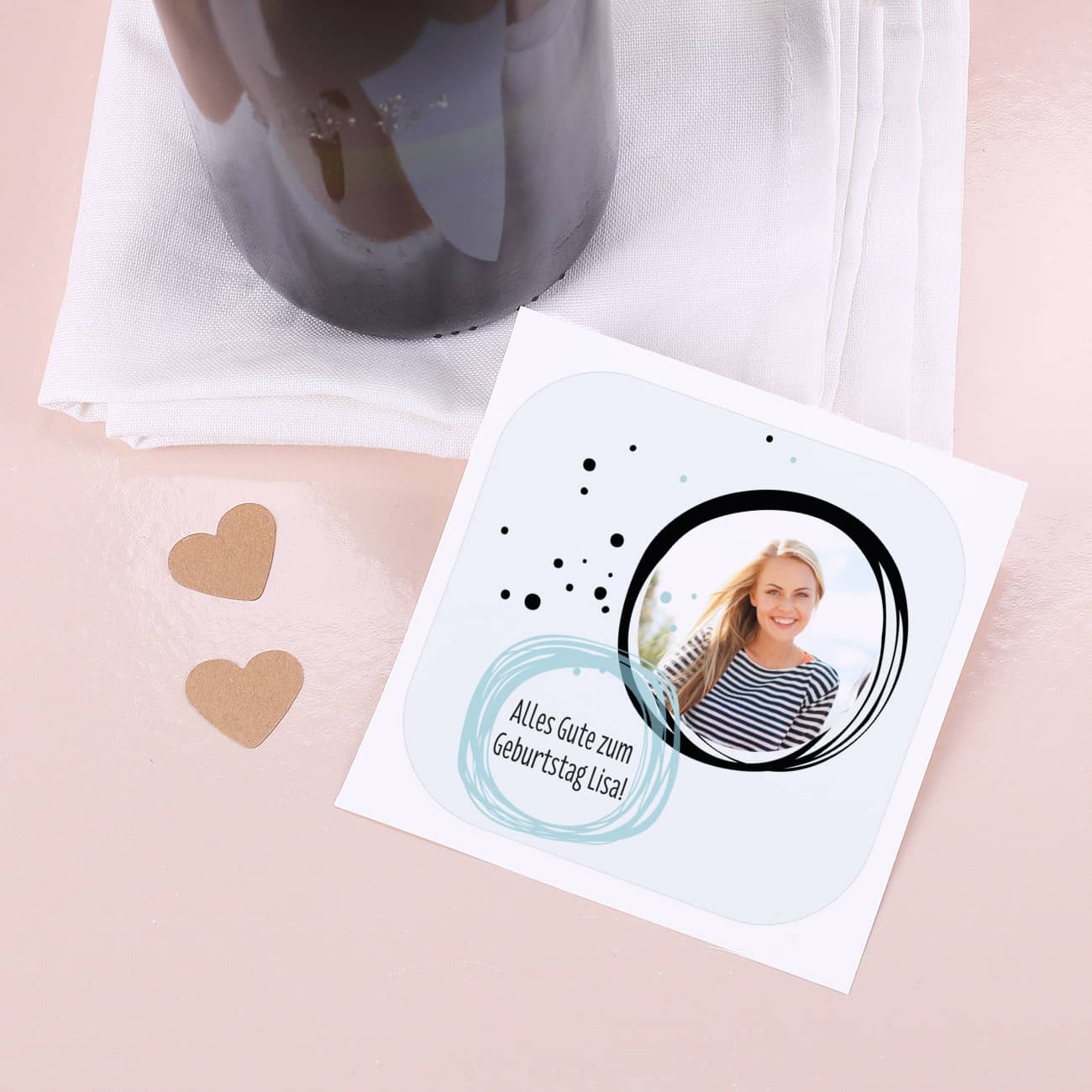 Selbstklebendes Flaschenetikett