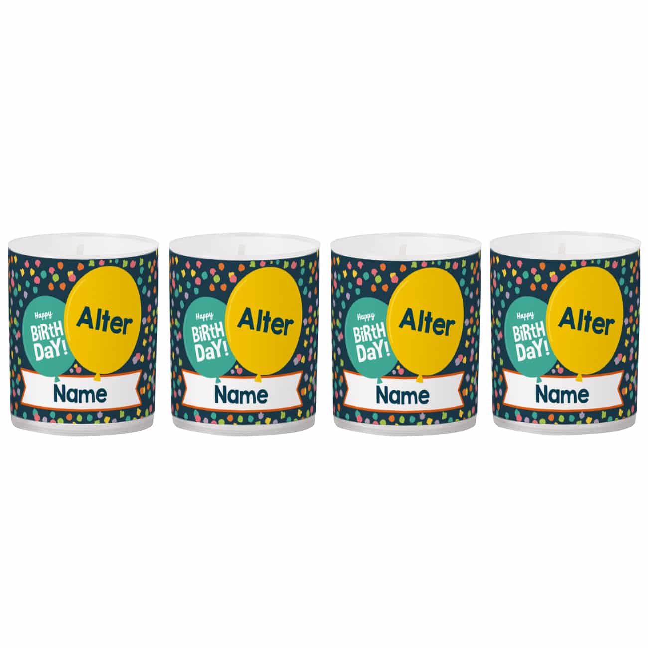 Mit Name und Alter bedruckt