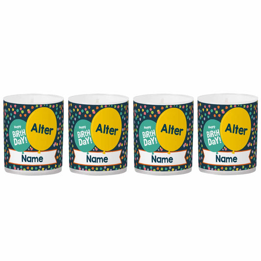 Mit Name und Alter bedruckt