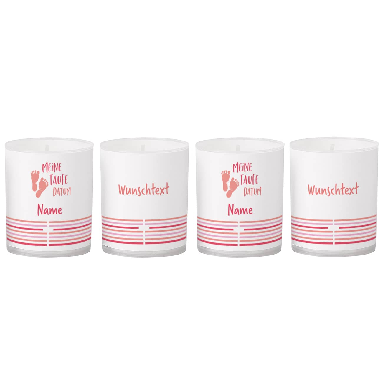 Mit Ihren Angaben bedruckt