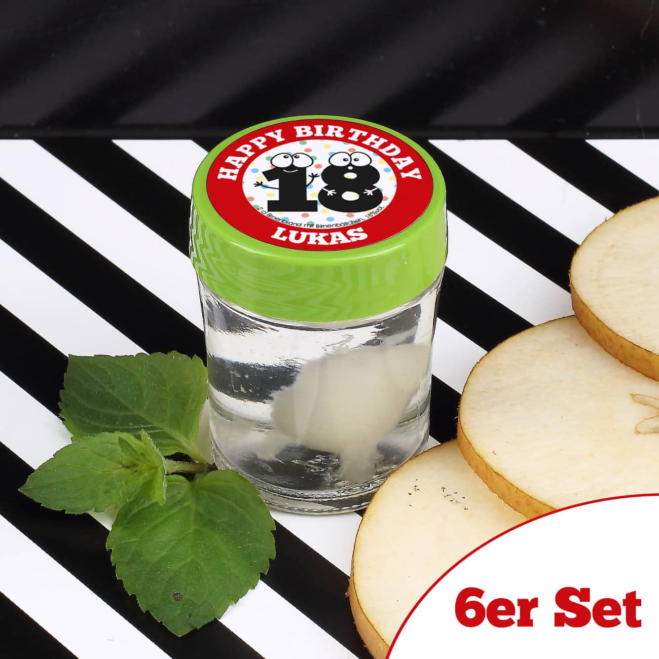 Persönlicher Schnaps zum 18. Geburtstag