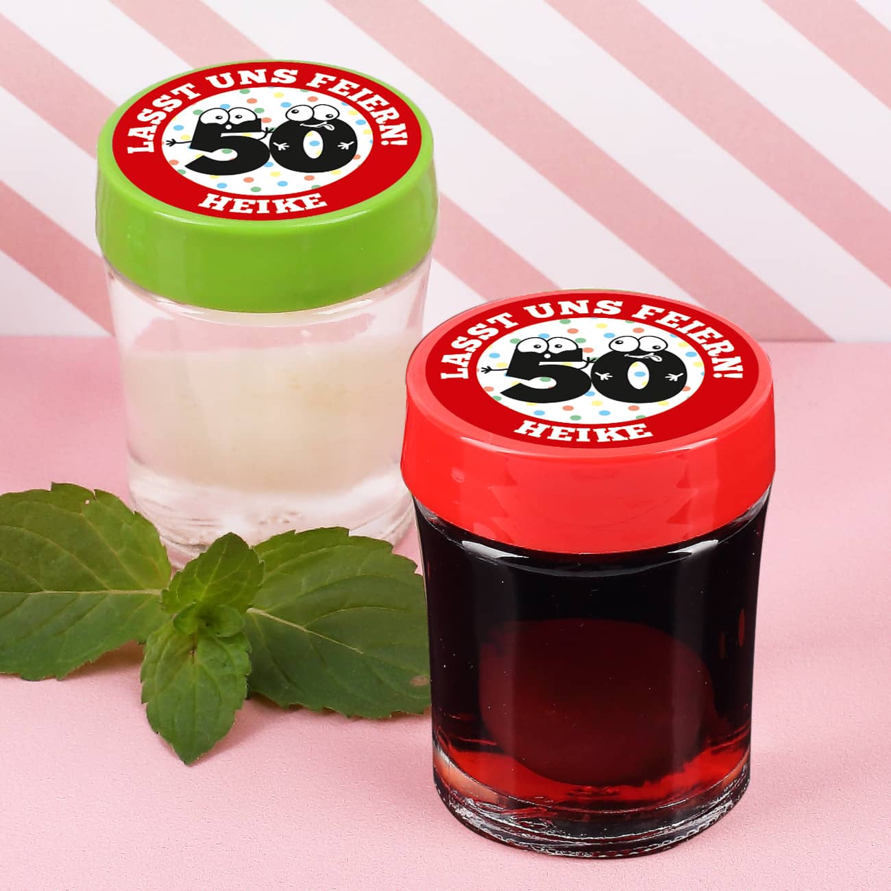 Wahlweise Kirsch- oder Birnenschnaps