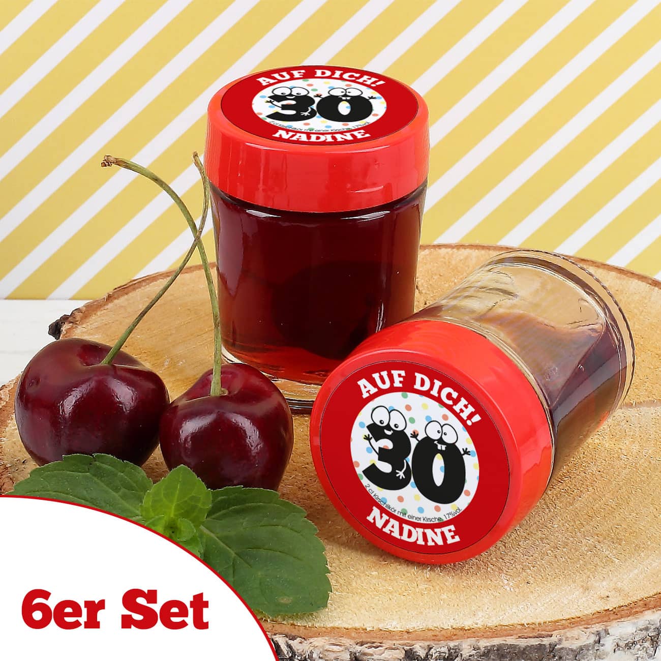 Persönlicher Schnaps zum 30. Geburtstag