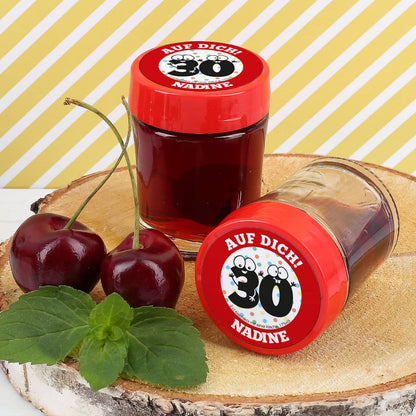 Persönlicher Schnaps zum 30. Geburtstag