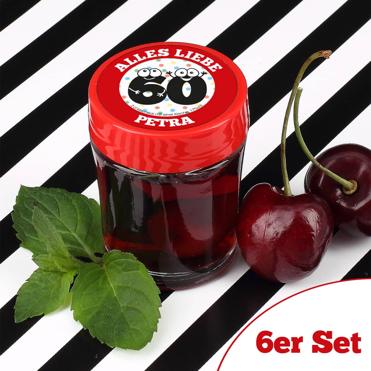 Persönlicher Schnaps zum 60. Geburtstag