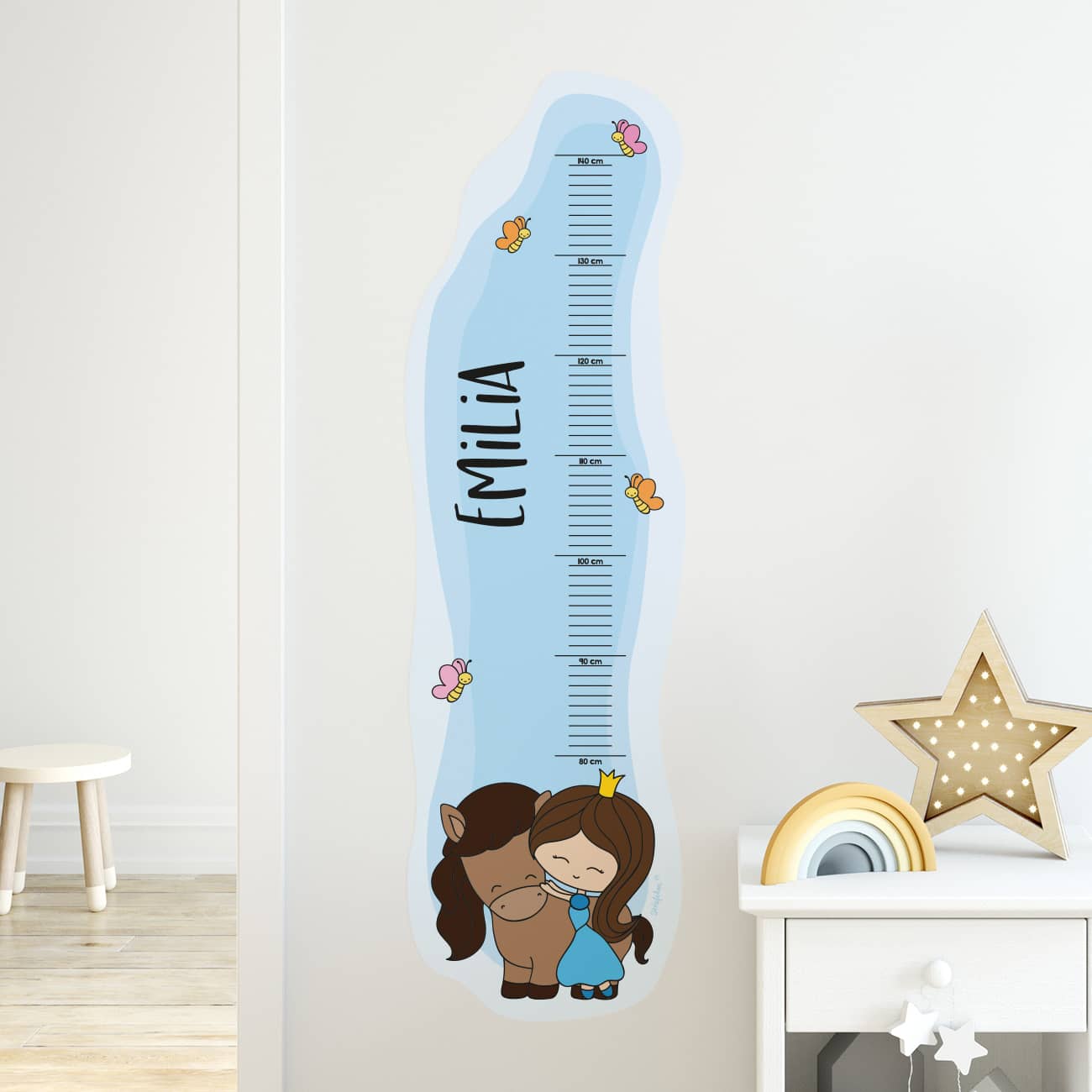 Messlatte Prinzessin auf Pferd