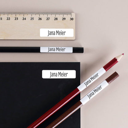 200er Set Namensaufkleber für Schulkinder