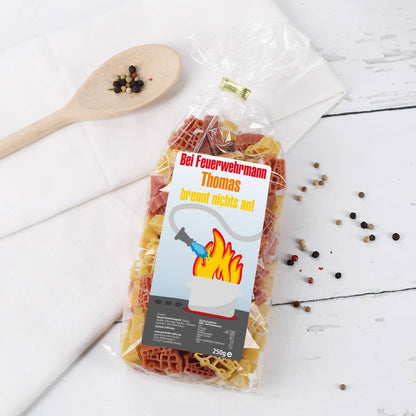 Feuerwehrauto Nudeln für Feuerwehrmänner