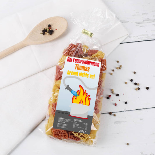 Feuerwehrauto Nudeln für Feuerwehrmänner