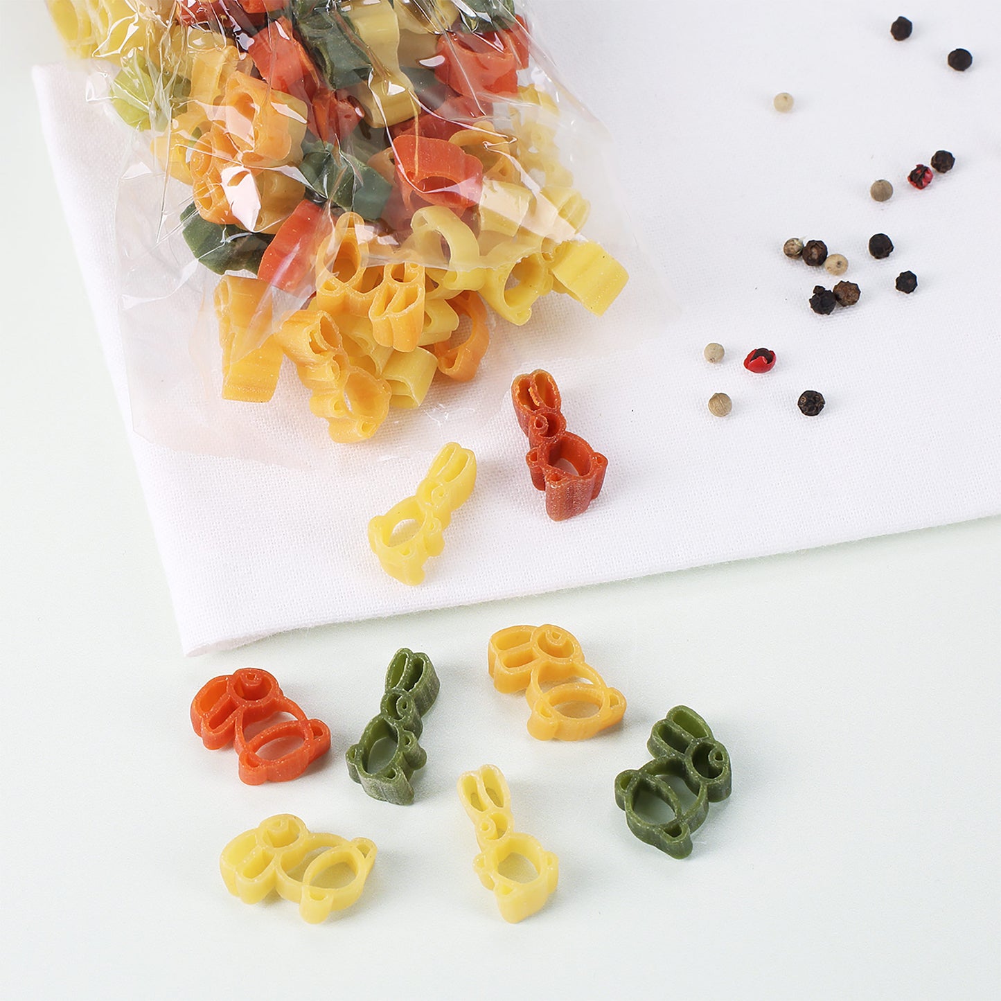 Personalisierte Oster-Nudeln in Hasenform mit Name | Frohe Ostern