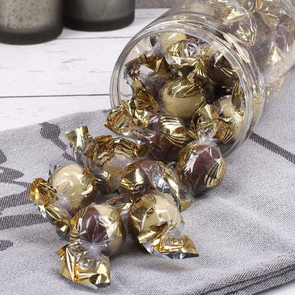 Pralinen einzeln verpackt.