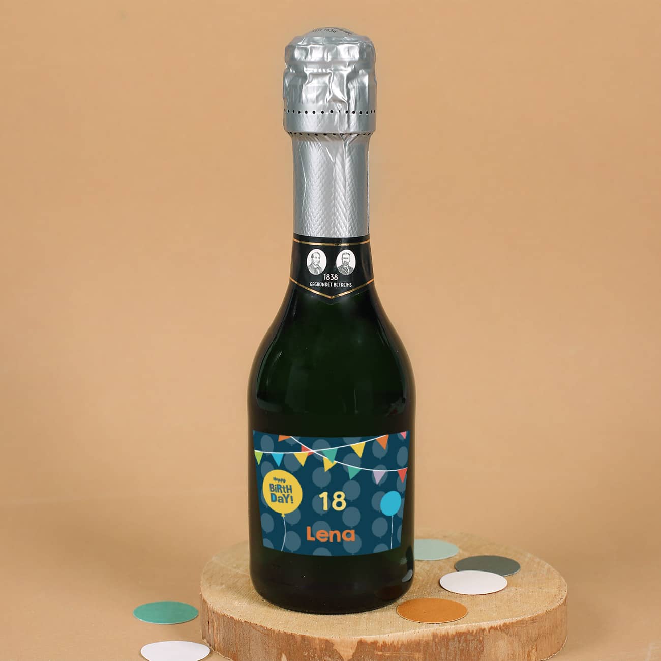 Happy Birthday Sektflasche zum Geburtstag