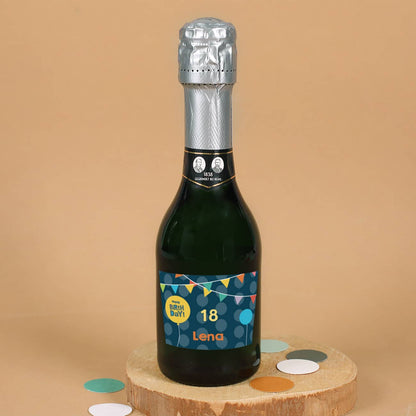 Happy Birthday Sektflasche zum Geburtstag