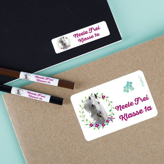 Namensaufkleber mit Schimmel in 3 verschiedenen Größen