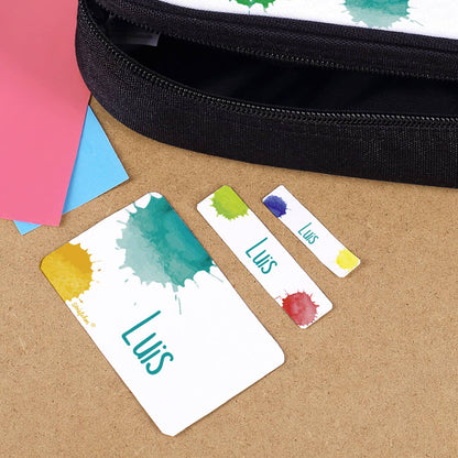 Namensaufkleber für Botdosen, Stifte und vieles mehr