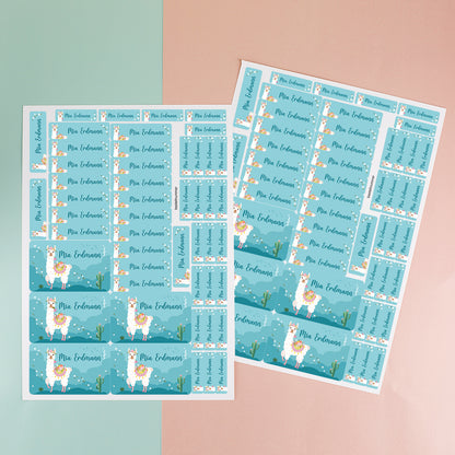 2 Bögen mit insgesamt 100 Aufkleber