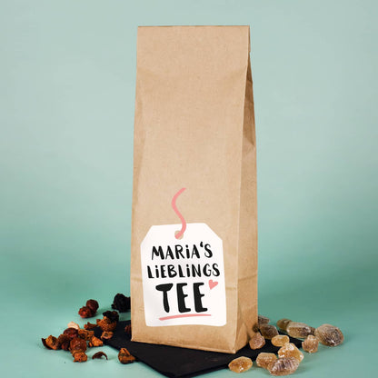 Lieblingstee Früchtetee mit Name