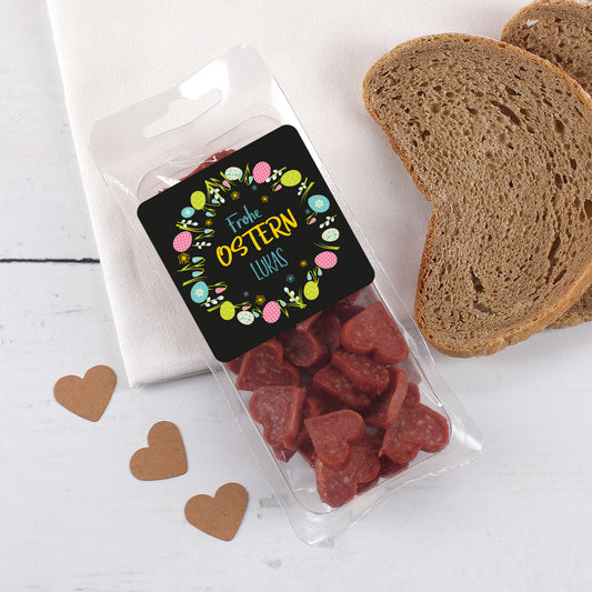 Salamiherzen zu Ostern für Männer