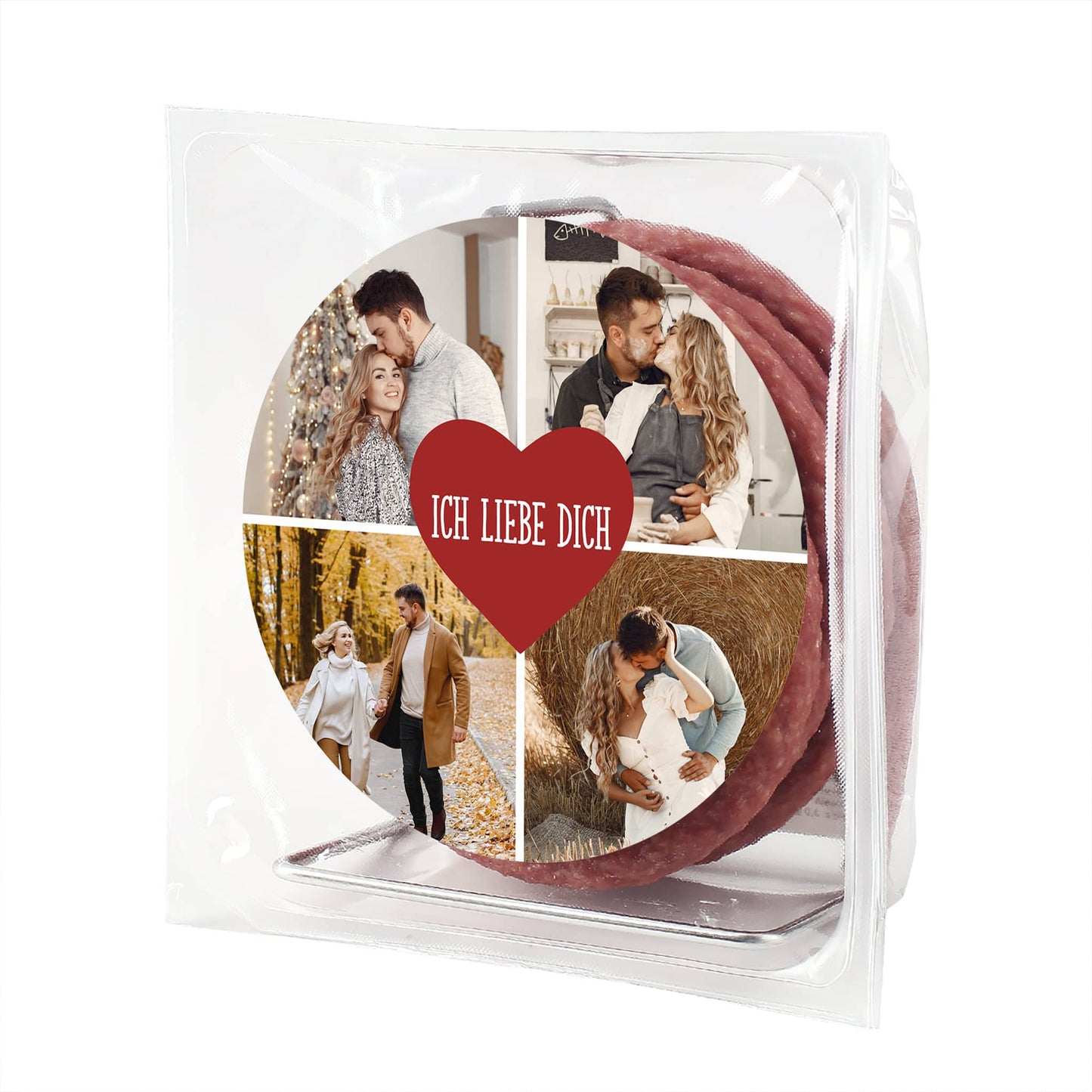 Persönliche Kabeltrommel aus Salami