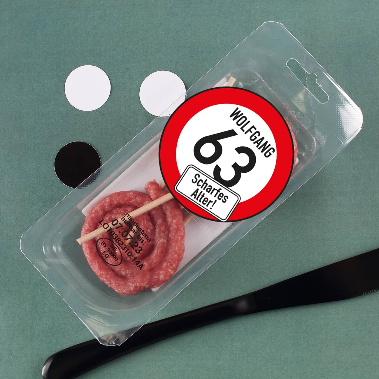 Persönliche Salamilollies für Männer