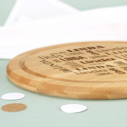 Bambusbrettchen mit Saftrille