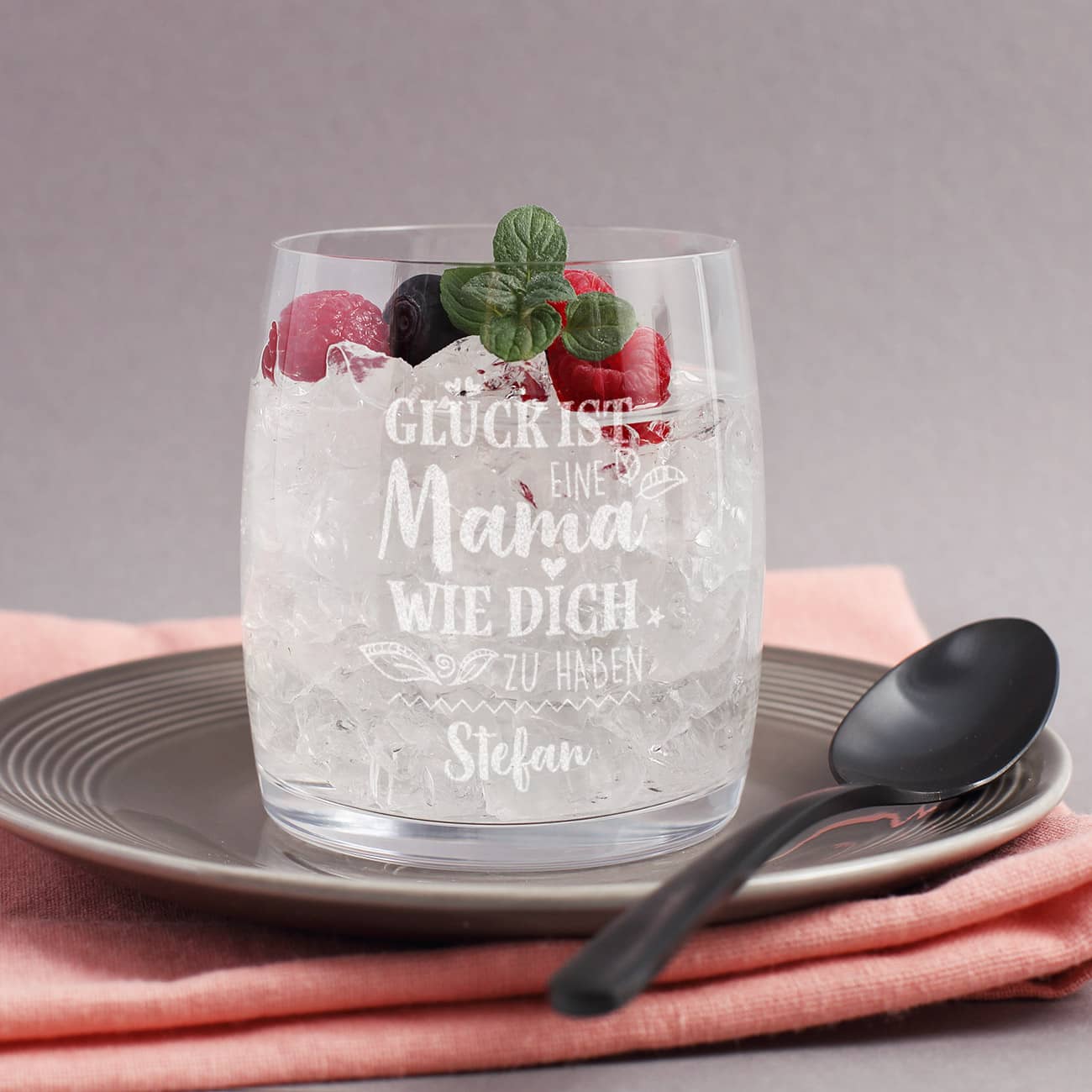 Whiskyglas - Glück ist eine Mama wie dich zu haben