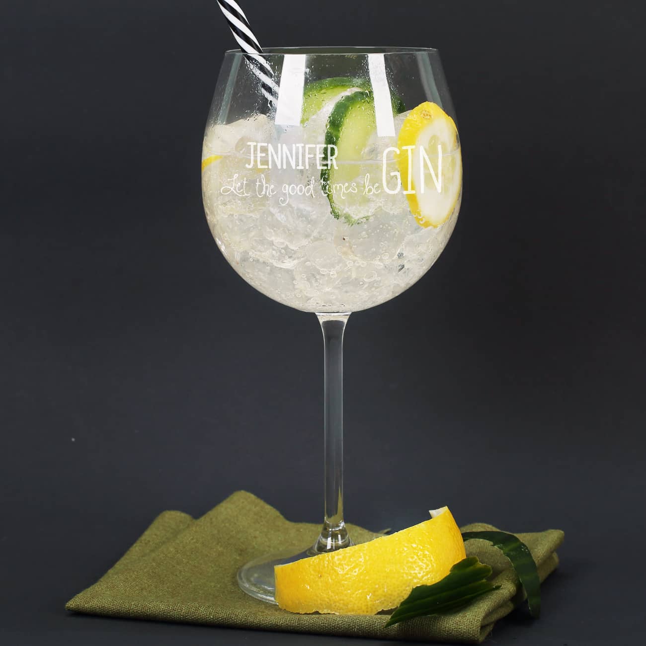 Edles Ginglas mit Namensgravur