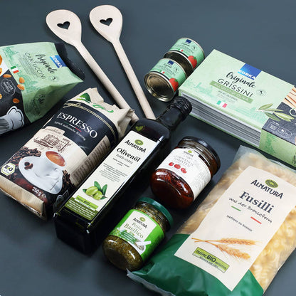 Gefüllter Geschenkkorb Ruhestand